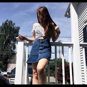 SHEIN Denim Skirt